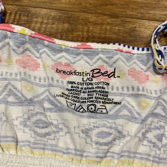 Breakfast in bed skinny adjustable strap nightgown - Picture 6 of 9